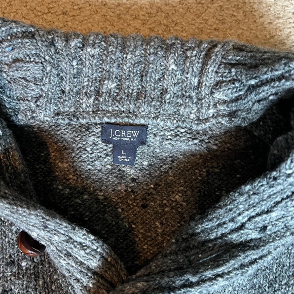 J Crew Men’s shawl neck wool sweater - Picture 3 of 5